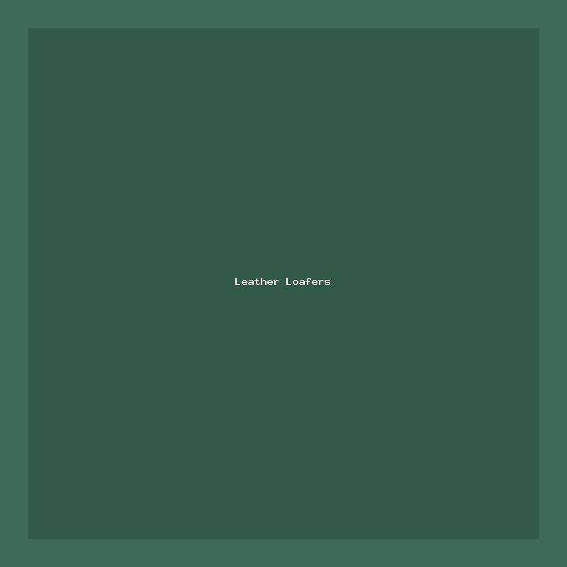 Leather Loafers